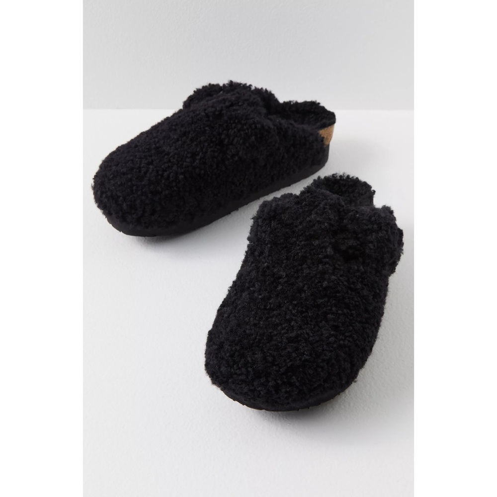 Birkenstock Papillio Boston Teddy Shearling Fur Platform Clog Sandals